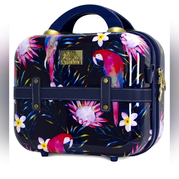 Beauty Case Tote Parrot 12 Inches. - Picture 2 of 10